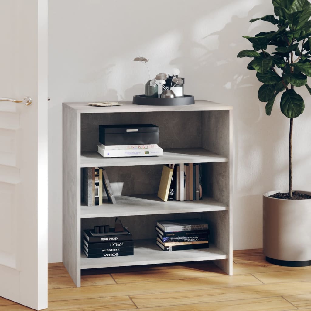 vidaXL Sideboard Concrete Grey 70x40.5x75 cm Engineered Wood