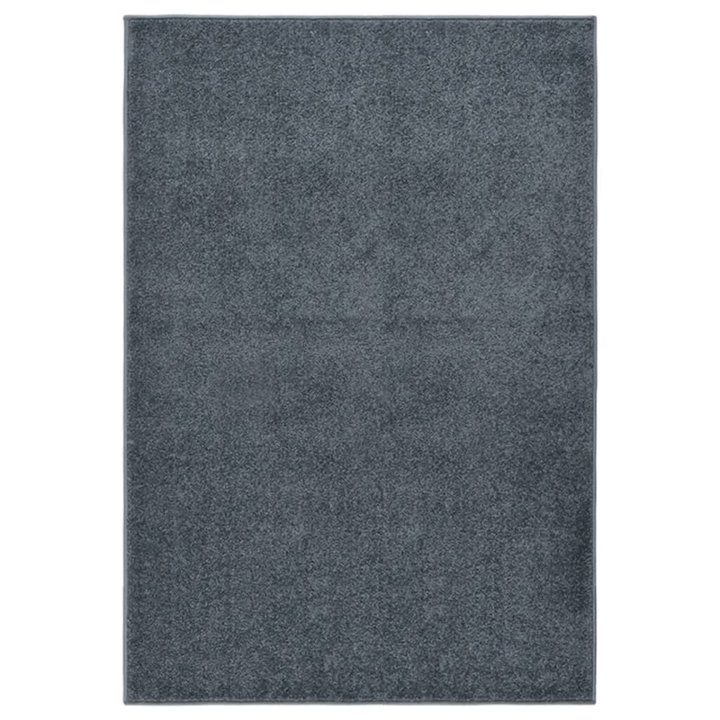 vidaXL Rug Short Pile 160x230 cm Anthracite