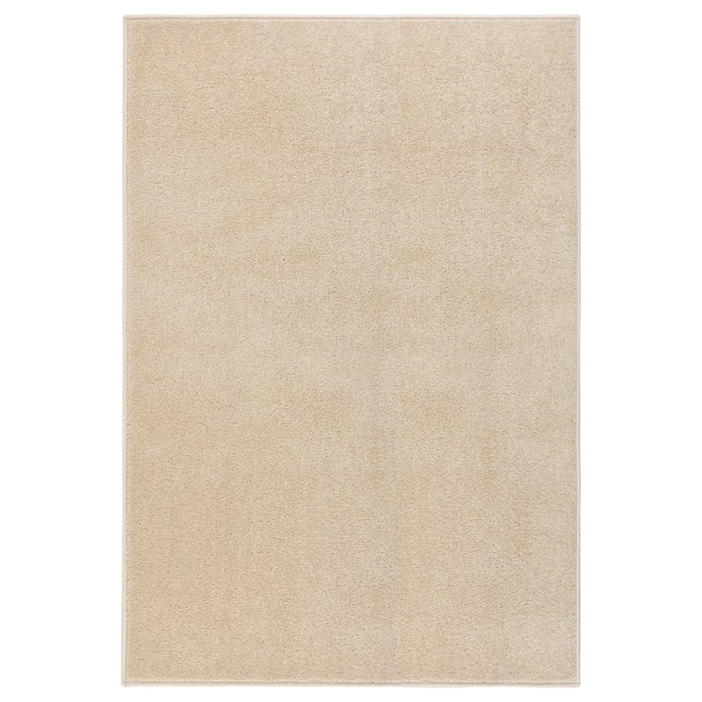 vidaXL Rug Short Pile 160x230 cm Beige