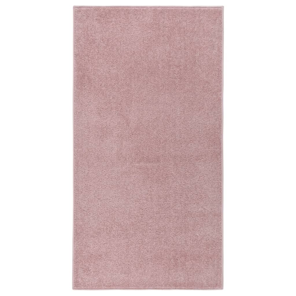 vidaXL Rug Short Pile 80x150 cm Pink