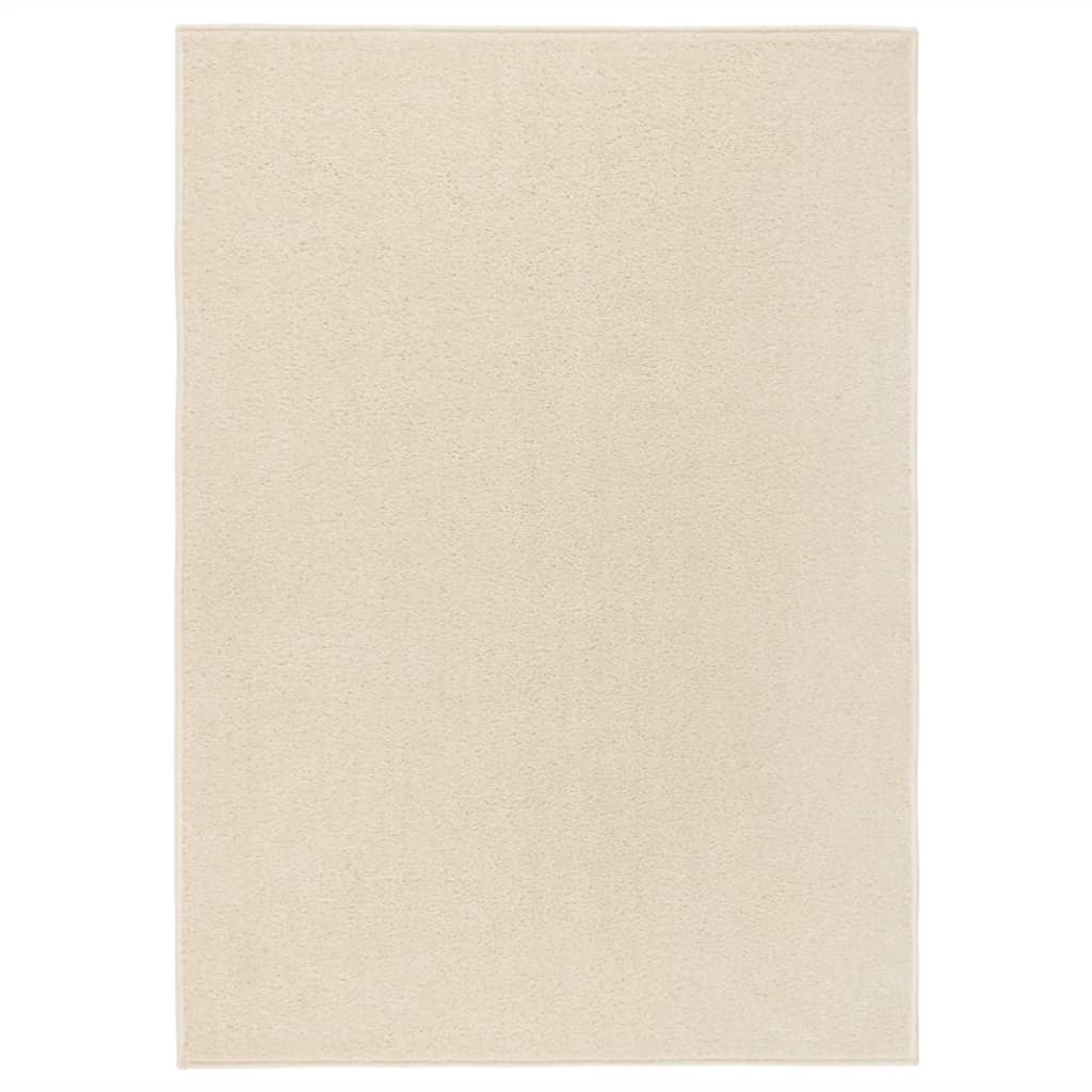 vidaXL Rug Short Pile 240x340 cm Cream