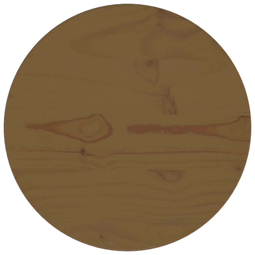 vidaXL Table Top Brown íÖ30x2.5 cm Solid Wood Pine
