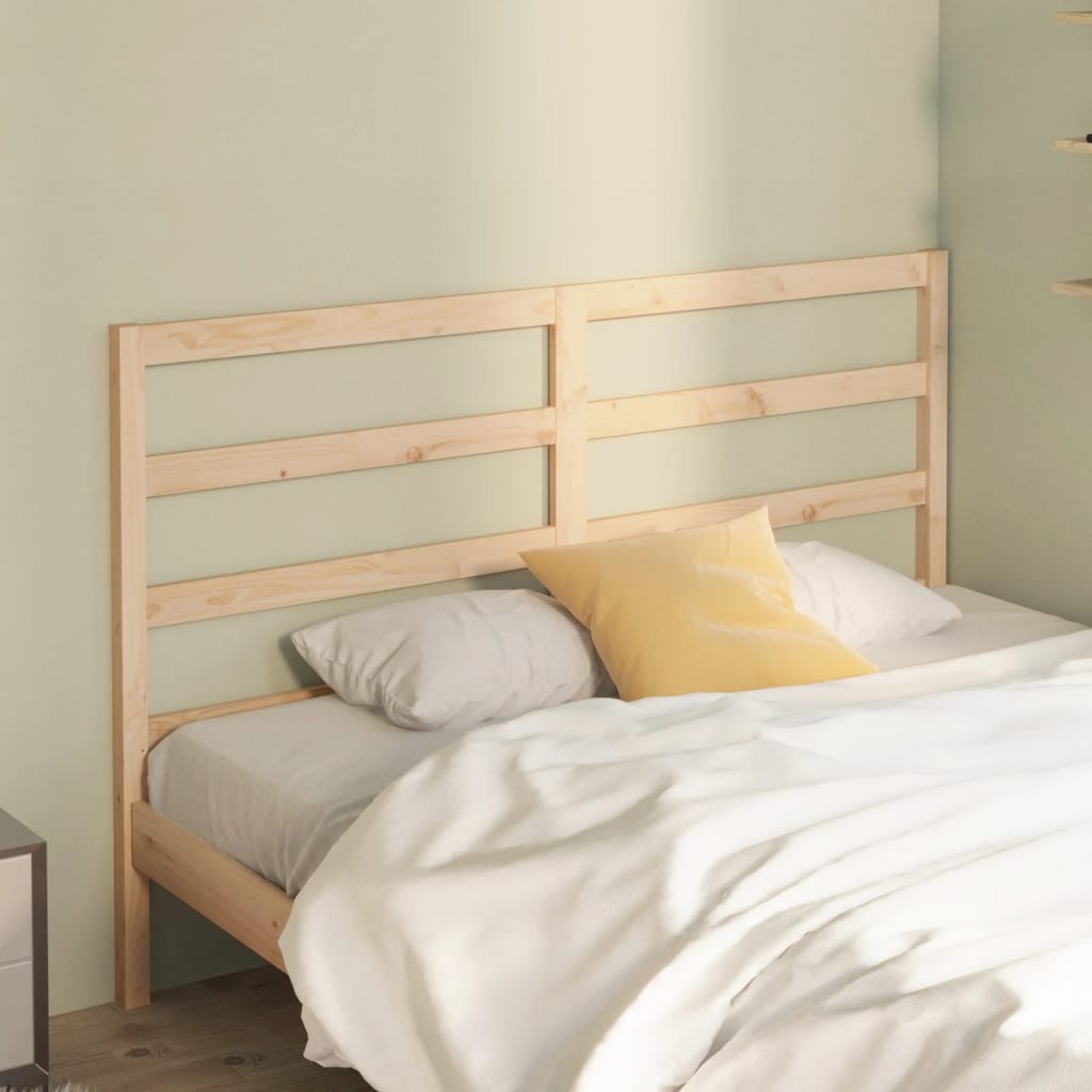 vidaXL Bed Headboard 166x4x100 cm Solid Wood Pine