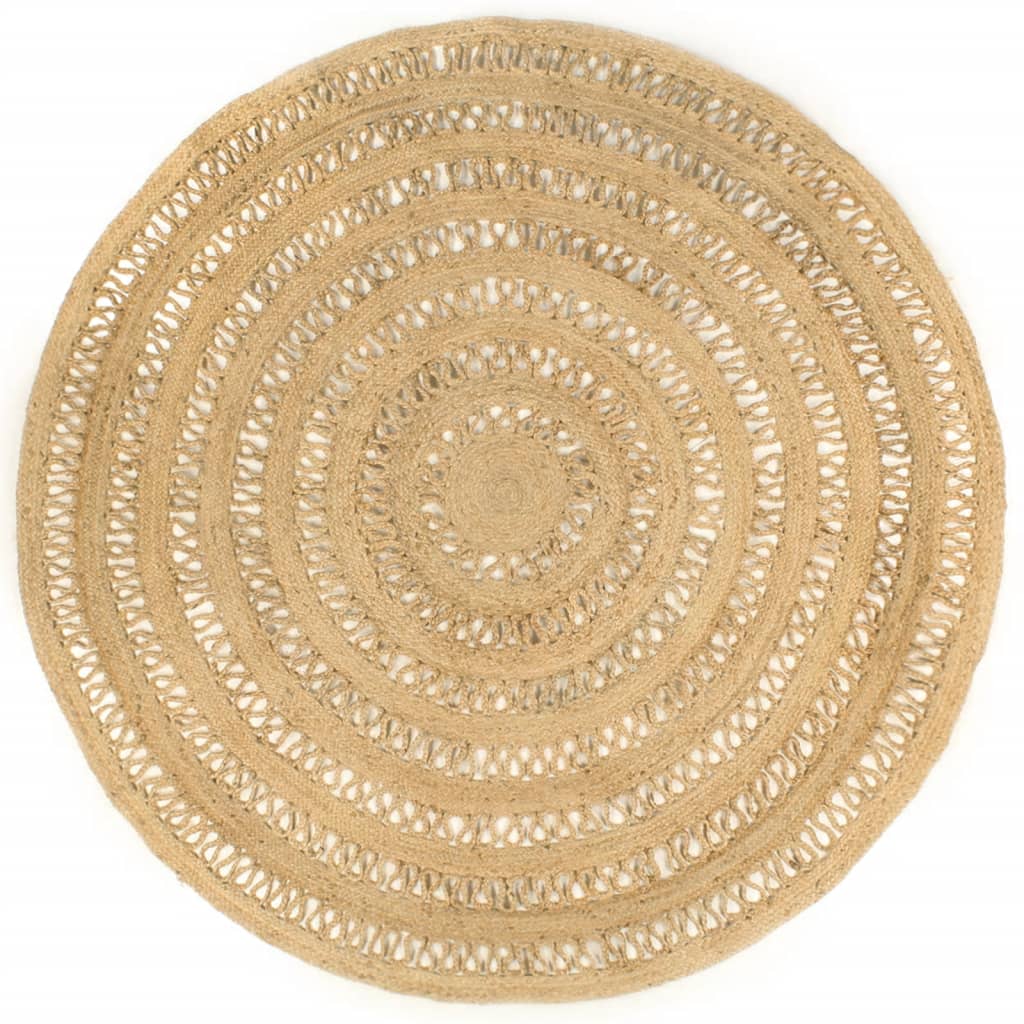 vidaXL Handmade Rug Braided Jute 210 cm