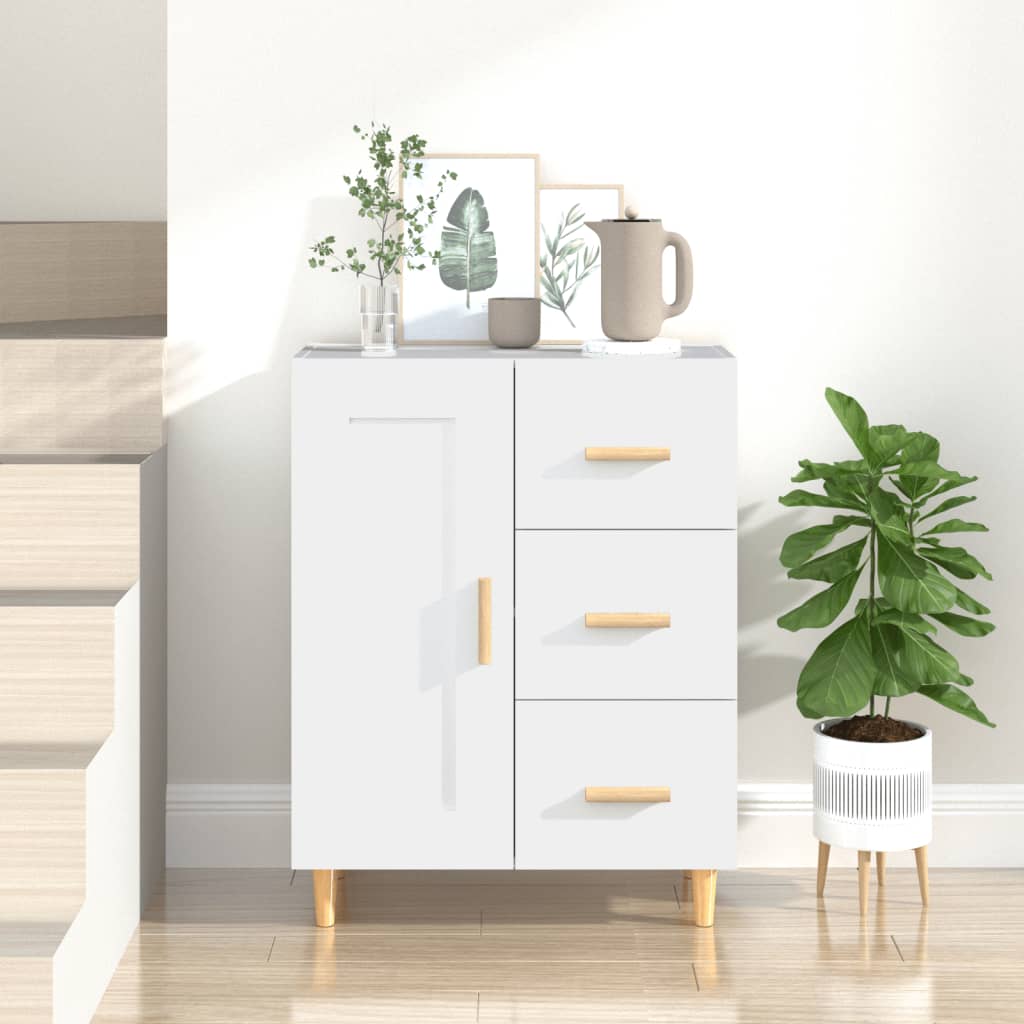 vidaXL Sideboard White 69.5x34x90 cm Engineered Wood