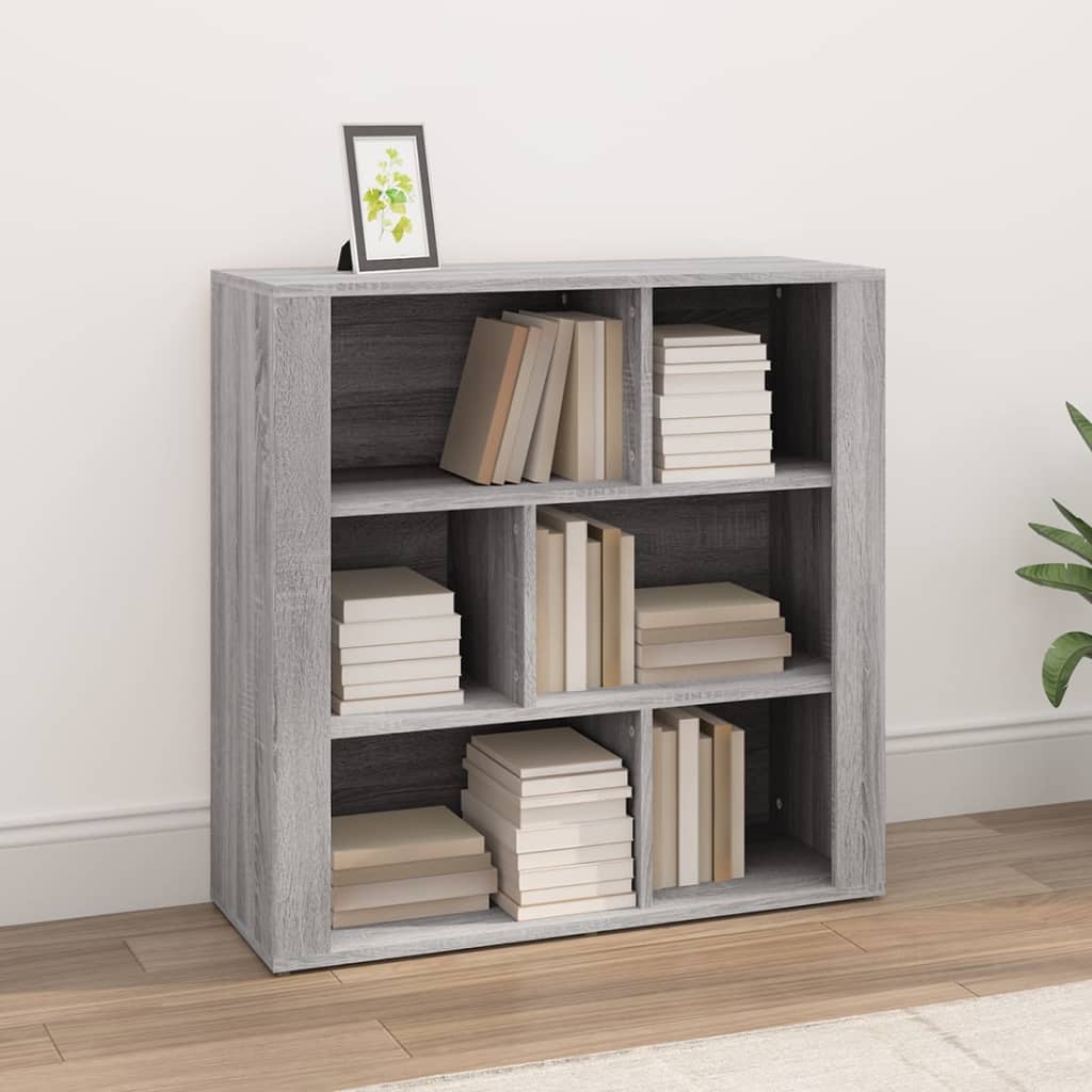 vidaXL Sideboard Grey Sonoma 80x30x80 cm Engineered Wood