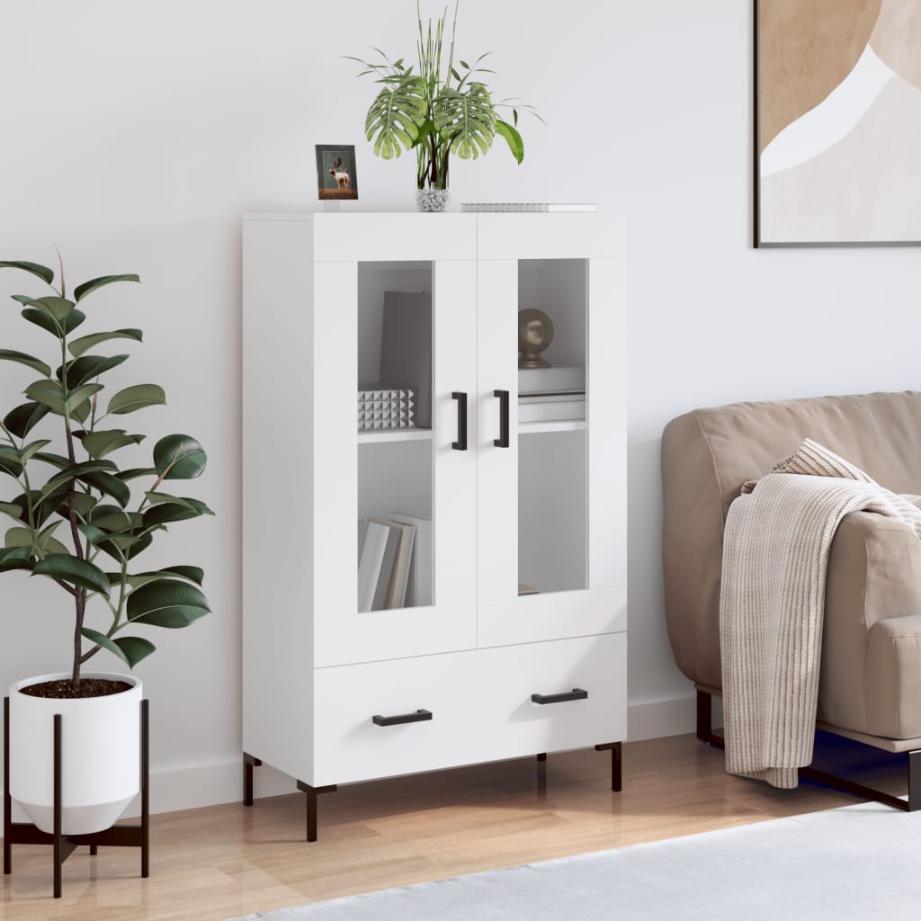 vidaXL Highboard White 69.5x31x115 cm Engineered Wood