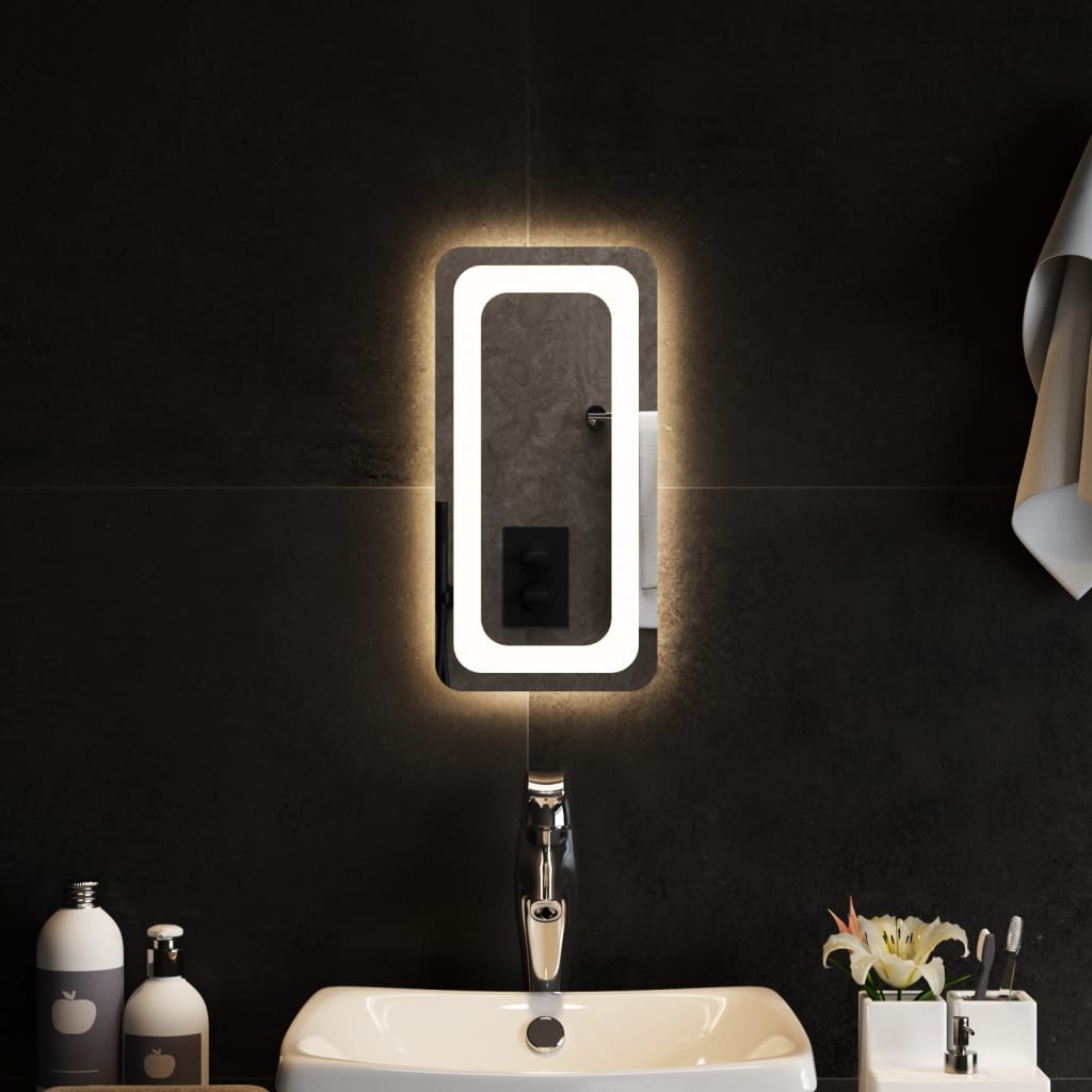 vidaXL LED Bathroom Mirror 20x40 cm