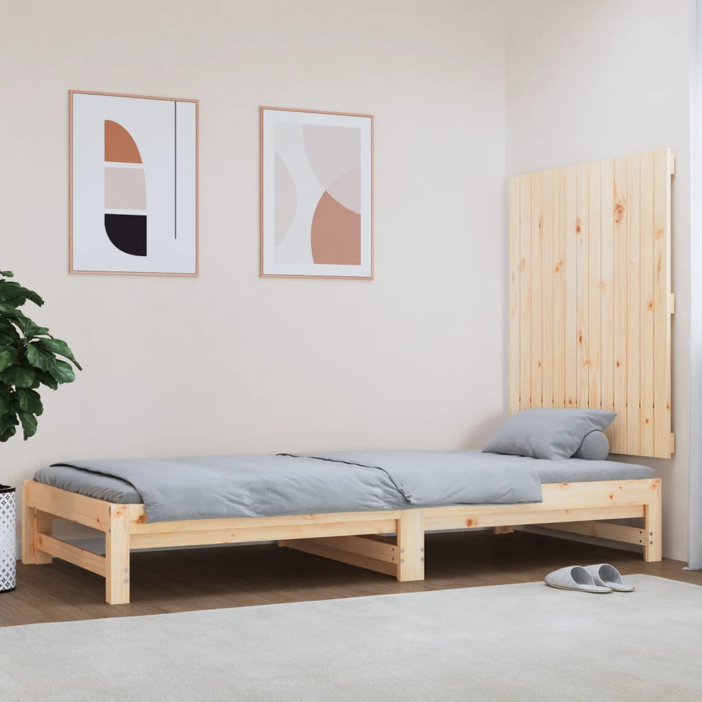 vidaXL Wall Headboard 82.5x3x90 cm Solid Wood Pine