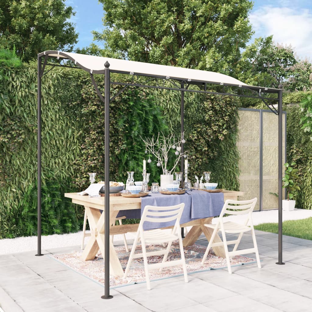 vidaXL Canopy Cream 2x2.3 m 180 g/mŒ_ Fabric and Steel