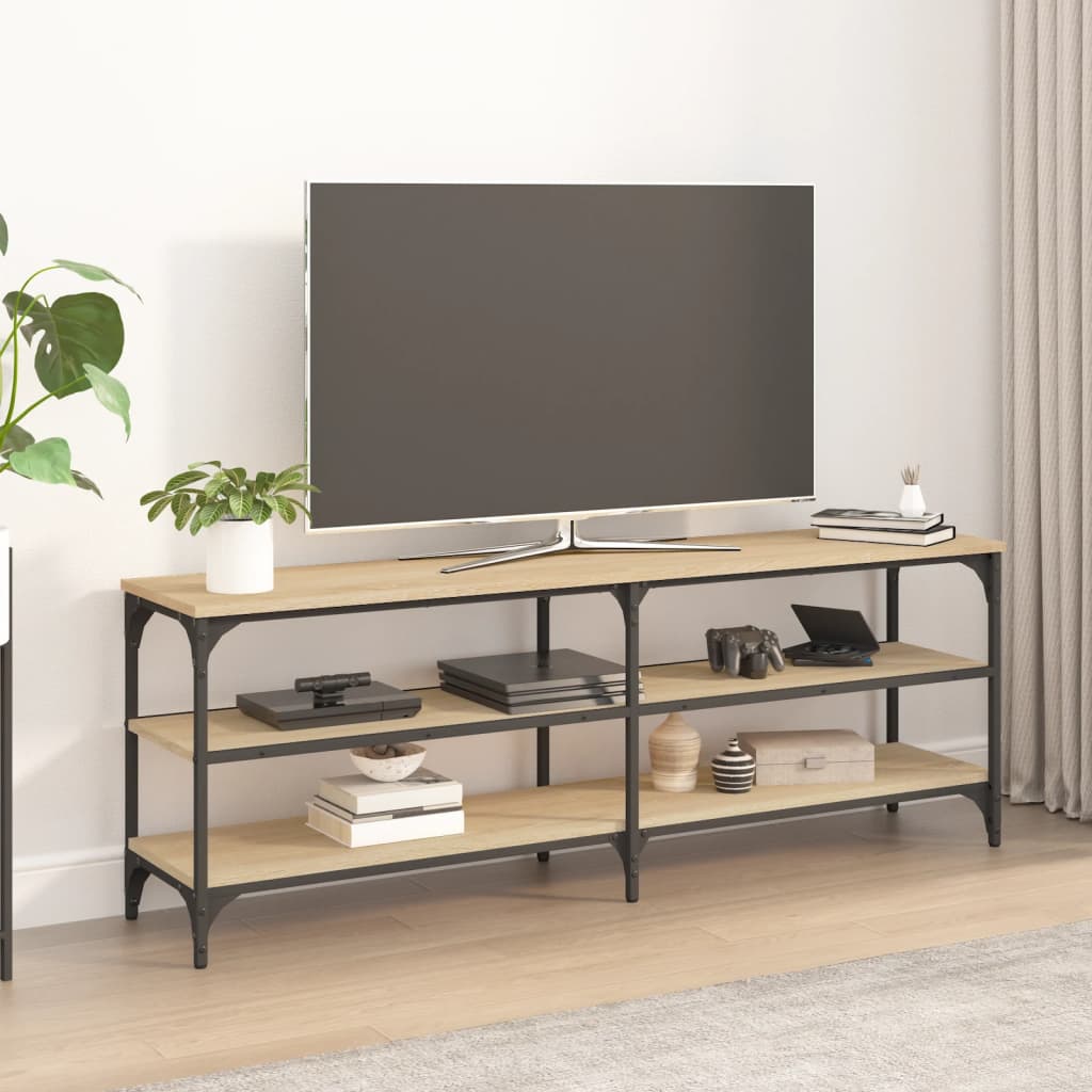vidaXL TV Cabinet Sonoma Oak 140x30x50 cm Engineered Wood