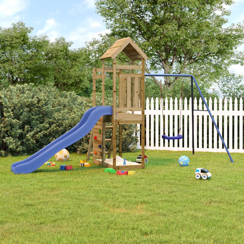 vidaXL Outdoor Playset Impregnated Wood Pine