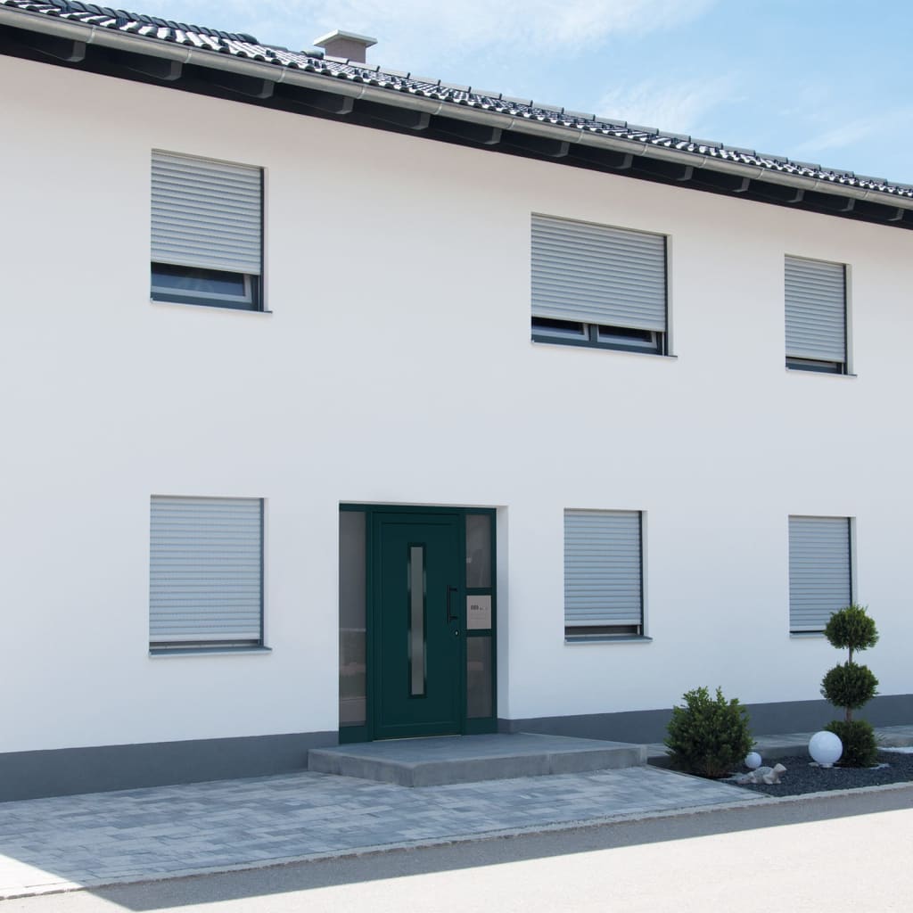 vidaXL Front Door Anthracite 98x200 cm PVC