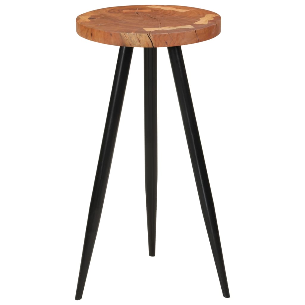 vidaXL Log Bar Table íÖ53x105 cm Solid Wood Acacia