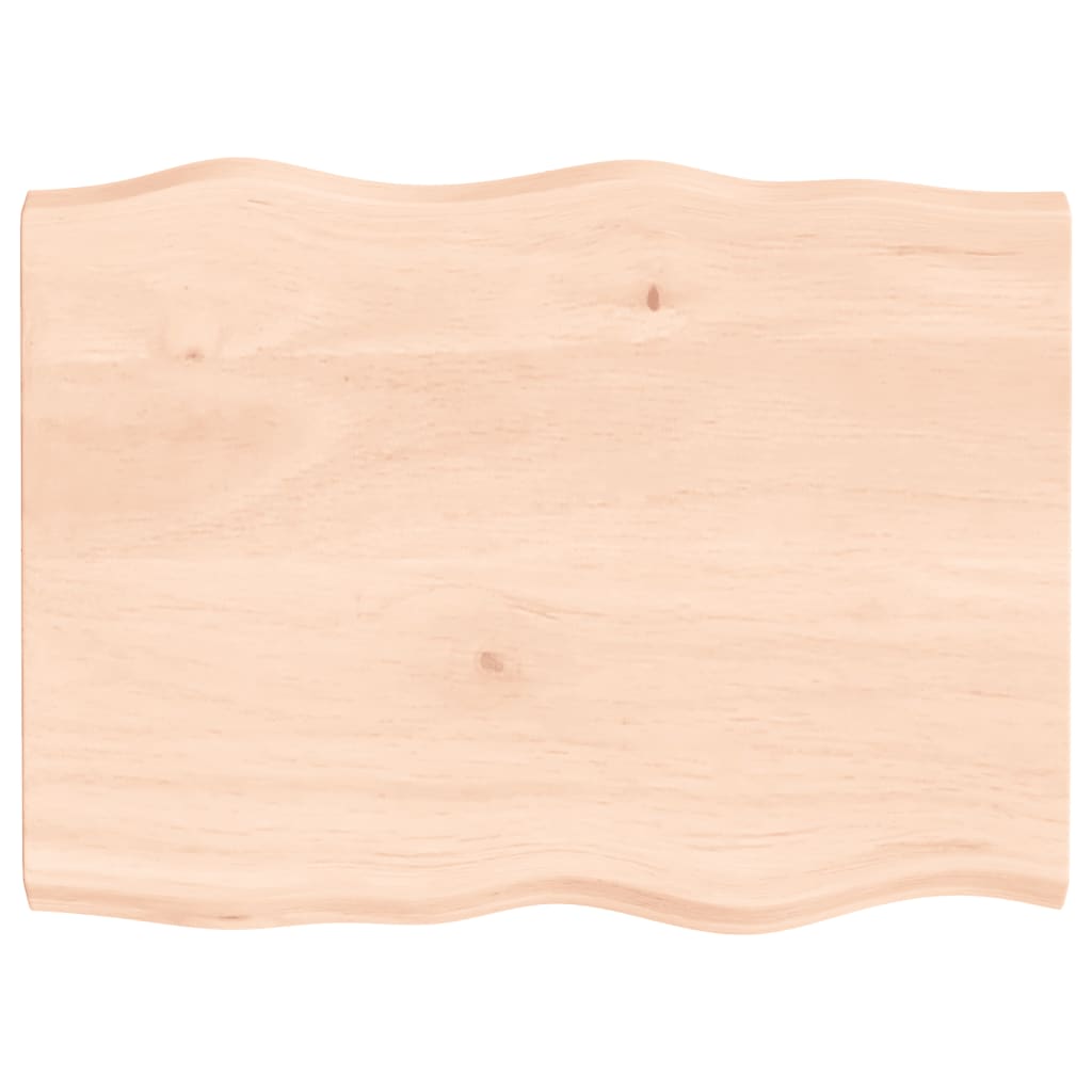 vidaXL Table Top 80x60x(2-4) cm Untreated Solid Wood Live Edge
