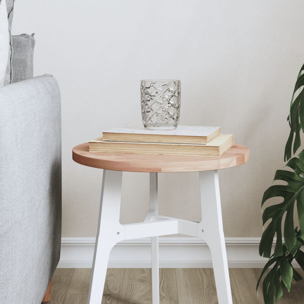 vidaXL Table Top íÖ30x1.5 cm Round Solid Wood Beech