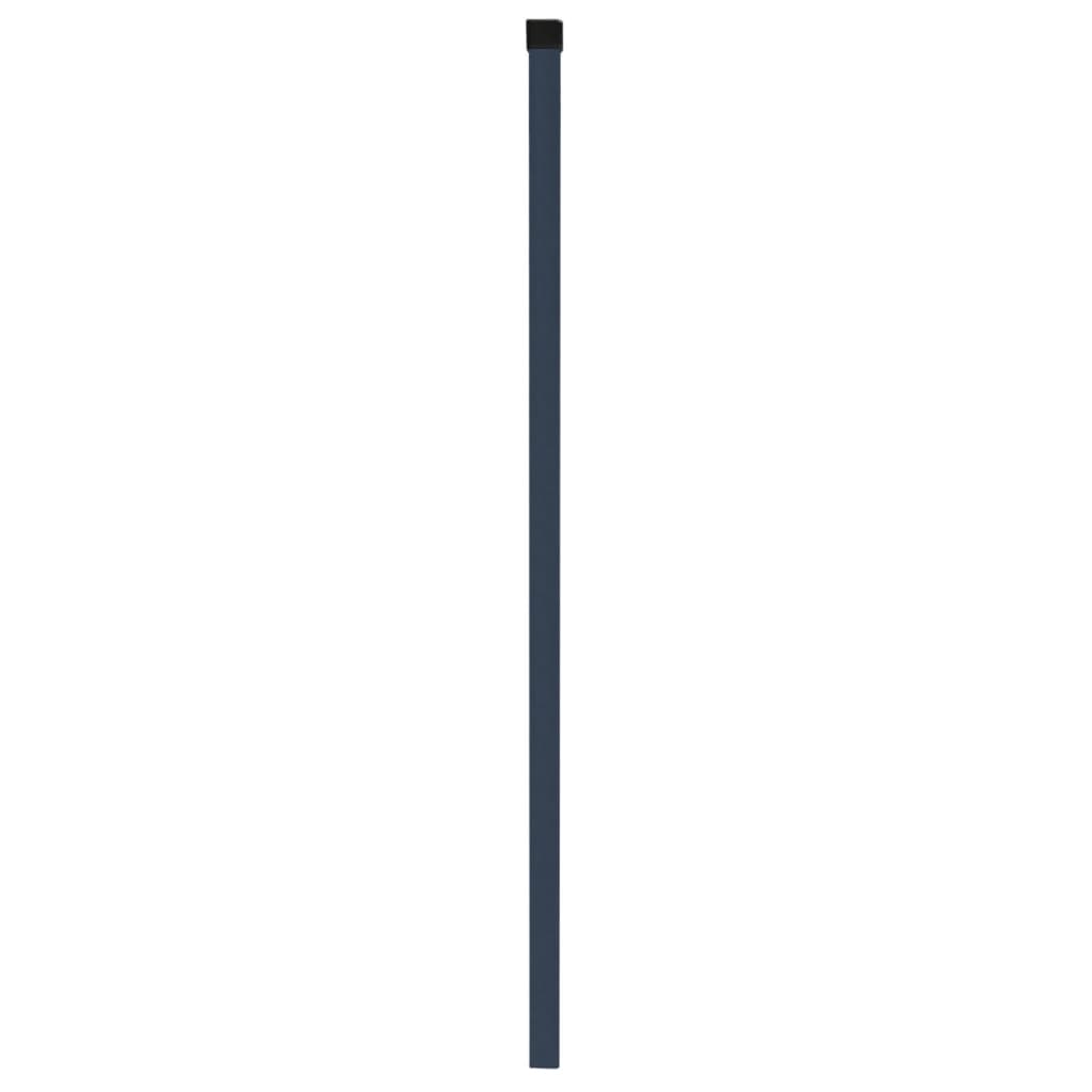vidaXL Fence Posts 20 pcs Grey 150 cm Galvanised Steel
