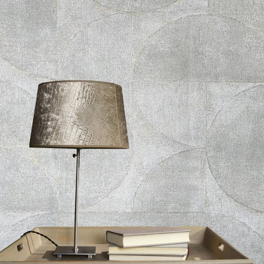 Noordwand Vintage Deluxe Wallpaper Graphic Circle Look Metallic Beige