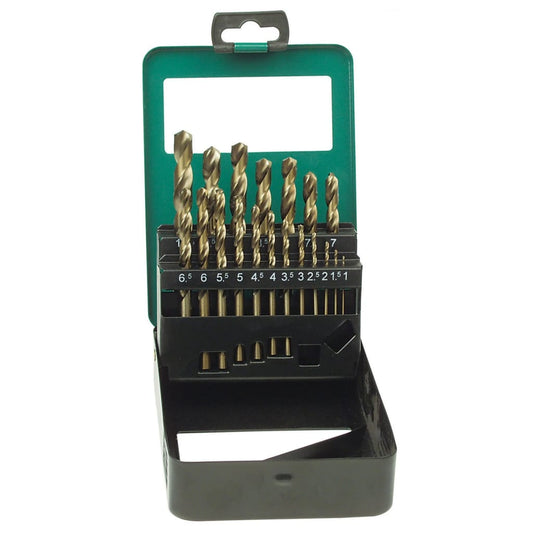 Brüder Mannesmann 19 Piece HSS Twist Drills Set Cobalt
