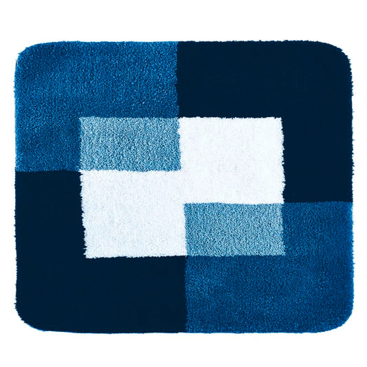 RIDDER Bathroom Rug Coins 55x50 cm Blue 7103803