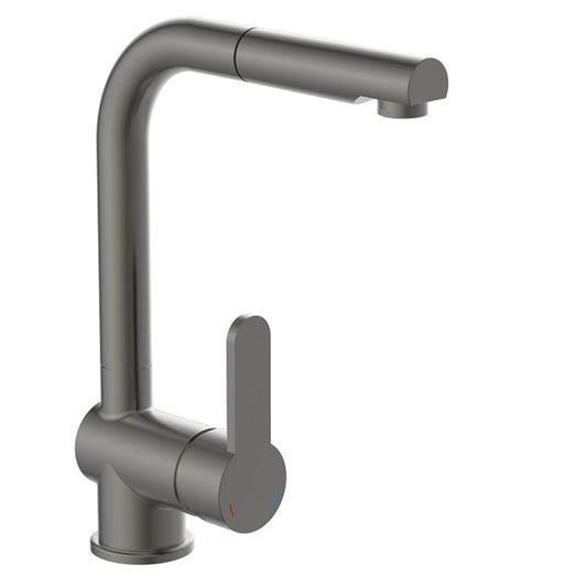 SCHíìTTE Sink Mixer with Pull-out Spout LONDON Graphite Matt