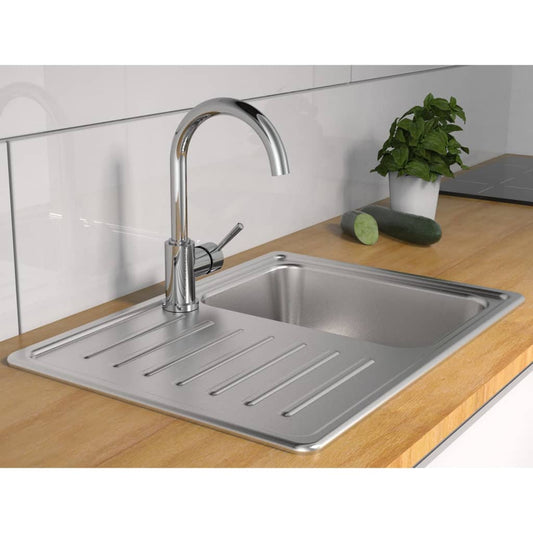 SCHíìTTE Sink Mixer with Round Spout UNICORN Chrome