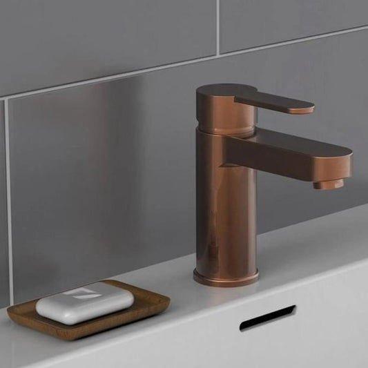 SCHíìTTE Basin Mixer ELEPHANT Copper Mat