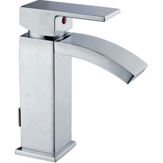 SCHíìTTE Basin Mixer with Waterfall Spout CASCATA Chrome