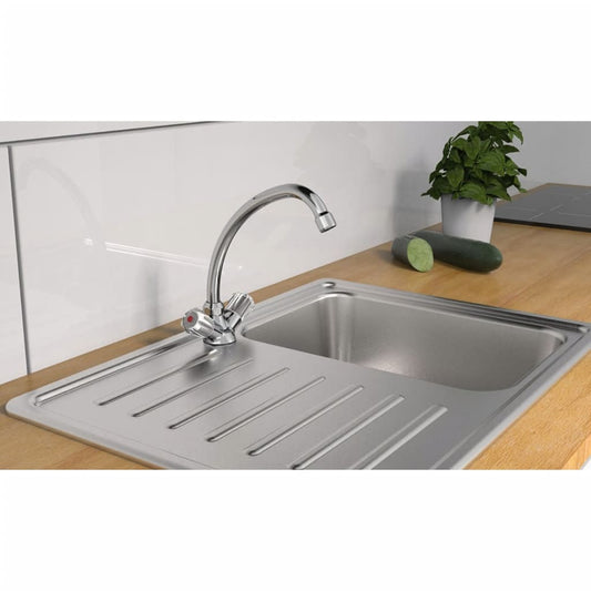 SCHíìTTE 2-Handle Basin Mixer BRILLANT Chrome