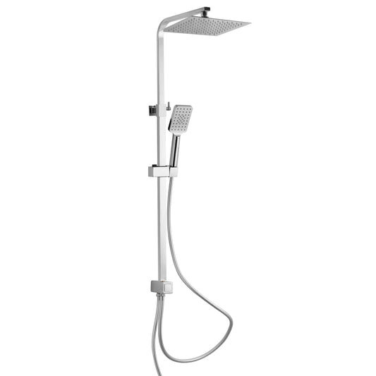 SCHíìTTE Overhead Shower Set SILVER RAIN Chrome