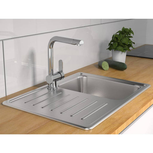 SCHíìTTE Top Mounted Sink Mixer RIO Chrome