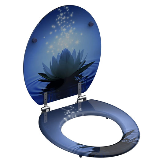 SCHíìTTE Toilet Seat WATER LILY MDF