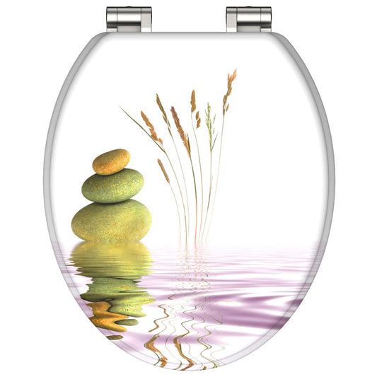 SCHíìTTE Toilet Seat with Soft-Close BALANCE MDF