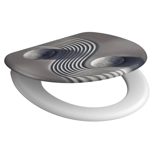 SCHíìTTE Toilet Seat with Soft-Close YIN & YANG