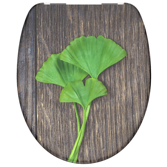 SCHíìTTE Toilet Seat with Soft-Close GINKGO & WOOD