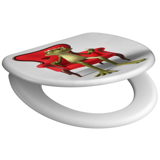 SCHíìTTE Toilet Seat with Soft-Close FROG KING