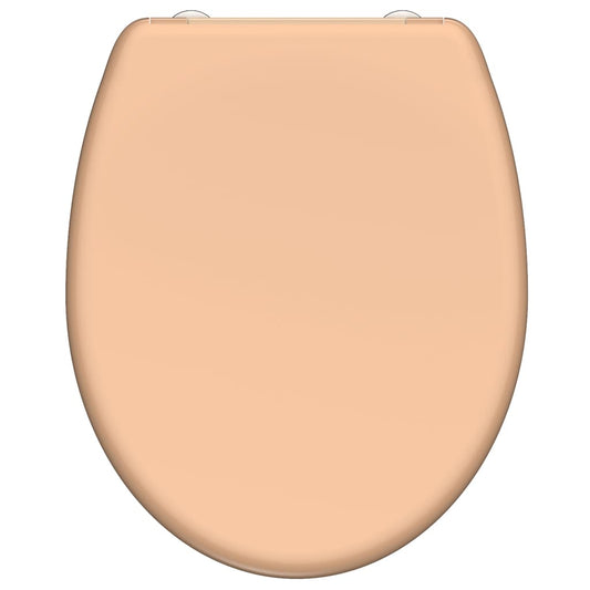 SCHíìTTE Duroplast Toilet Seat with Soft-Close Quick Release BEIGE
