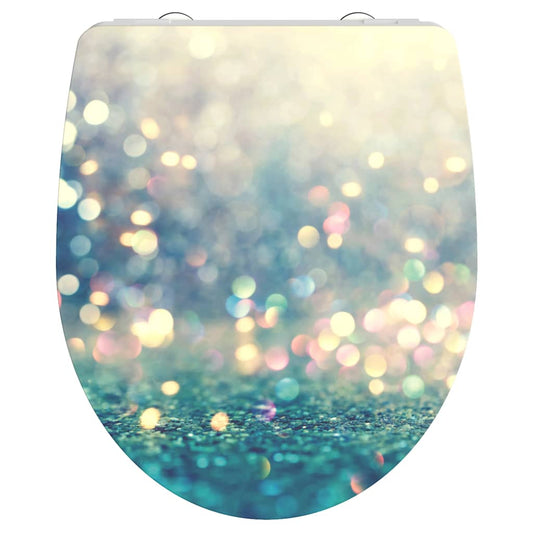 SCHíìTTE Duroplast High Gloss Toilet Seat with Soft-Close MAGIC LIGHT