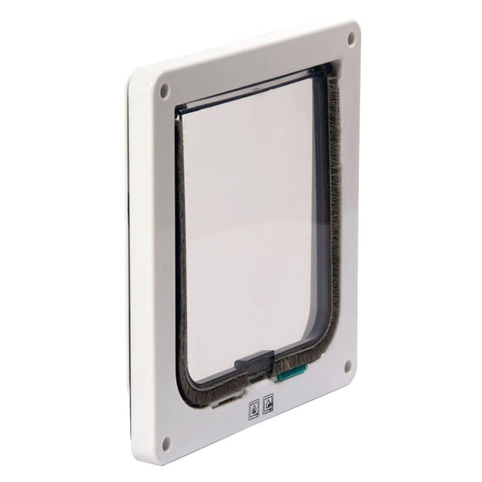 Karlie 2-way Lockable Cat Door Porta 19.2x5x20 cm White