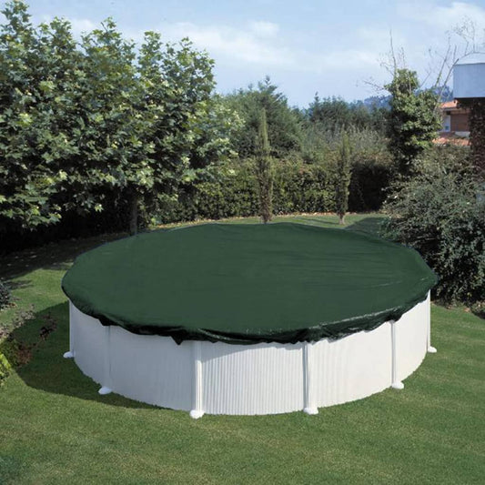 Summer Fun Winter Pool Cover Round 460 cm PVC Green
