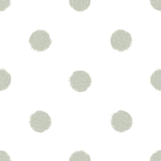 Noordwand Urban Friends & Coffee Wallpaper Dots White and Green