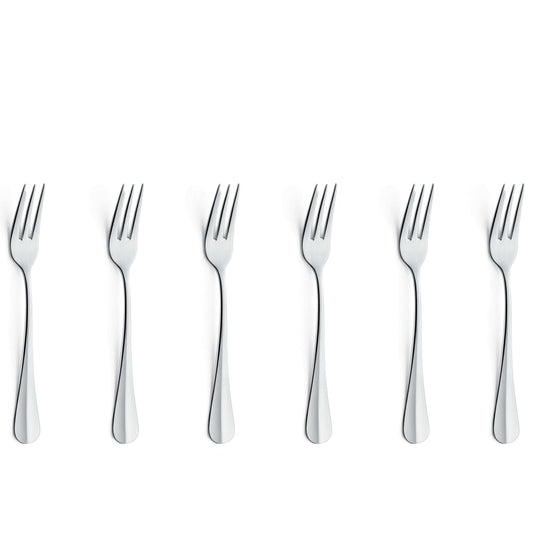 Amefa 6 Piece Cake Fork Set Baguette