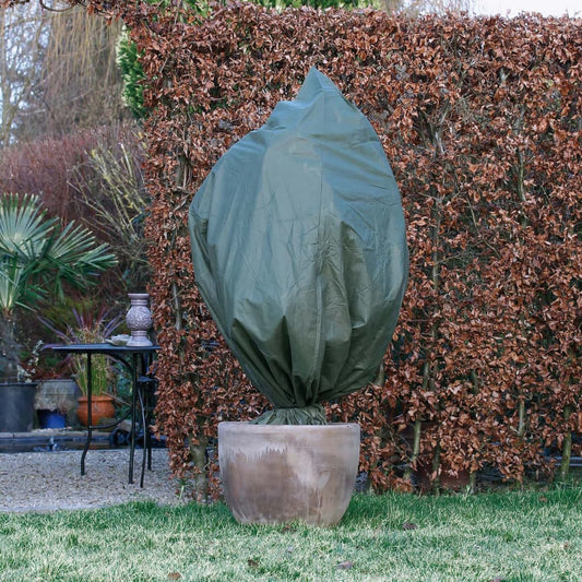Nature Winter Fleece Covers 2 pcs 50 g/mŒ_ 150x75 cm Green