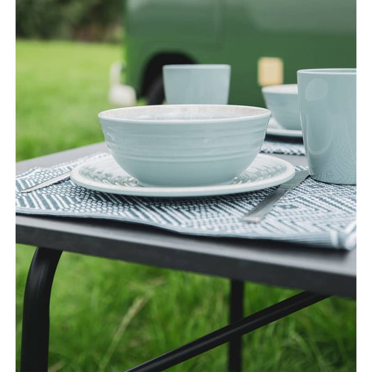 Travellife 12 Piece Luxury Dinnerware Set Dí©nia Light Grey