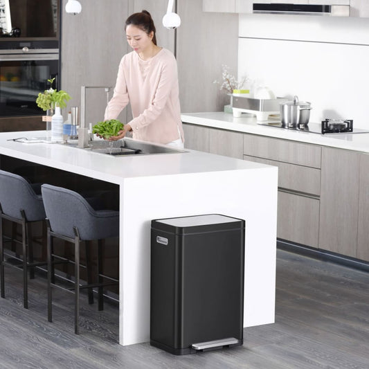 EKO Pedal Bin X-Cube 2x20 L Black