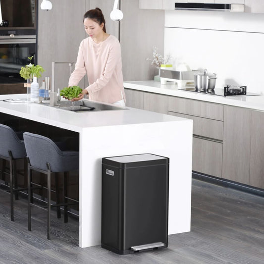 EKO Pedal Bin X-Cube 45 L Black
