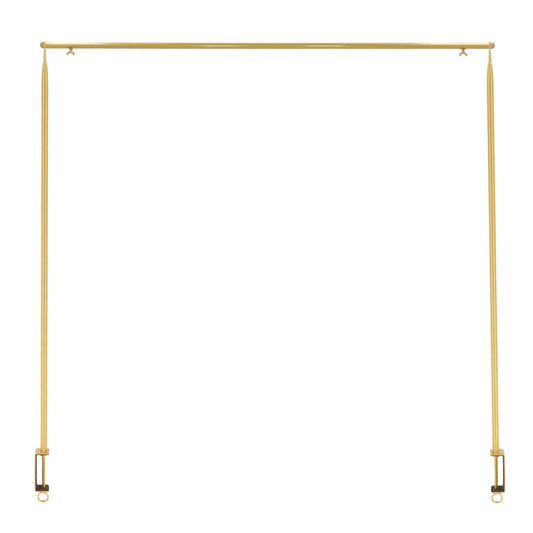 Esschert Design Decorative Table Rod with Clamp Gold