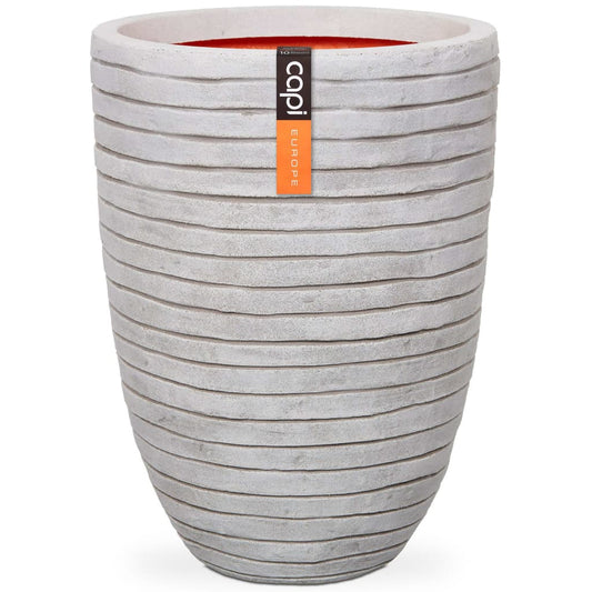 Capi Vase Nature Row Elegant Low 46x58 cm Ivory KRWI783