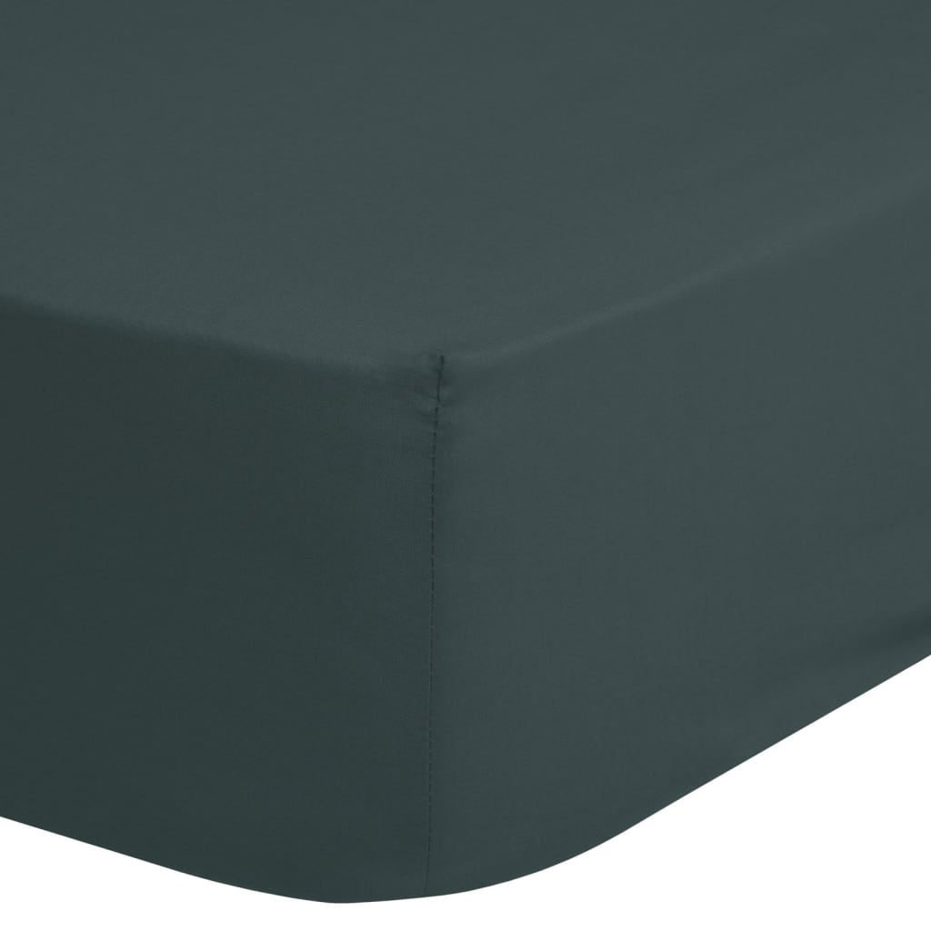 Good Morning Fitted Sheet 90x220 cm Dark Green