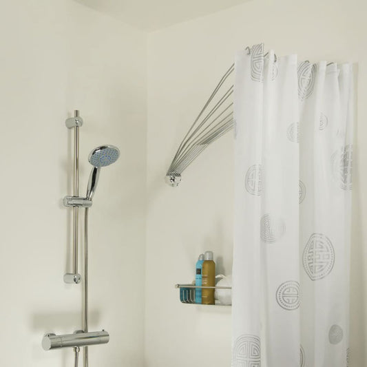 Sealskin Shower Curtain Rail Umbrella Corner Chrome